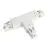 Connettore Trifase a T V Terra Destra - Bianco